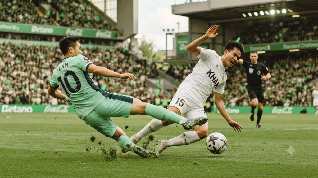 phạm lỗi thô bạo theo quy định chuẩn IFAB