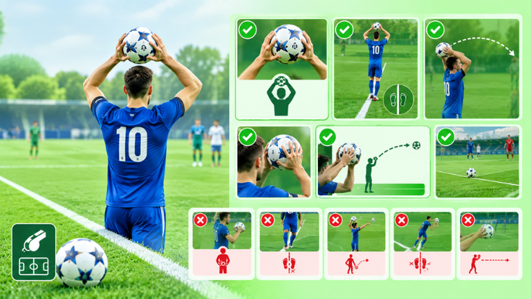 Quy định của IFAB về một pha ném biên hợp lệ