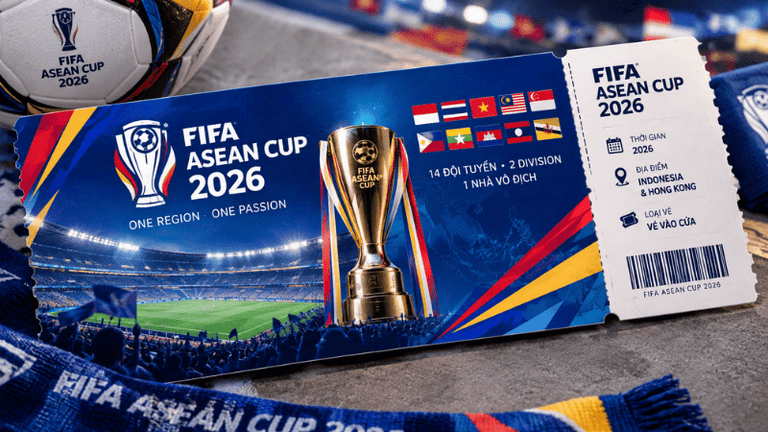 Vé xem giải đấu FIFA ASEAN Cup 2026