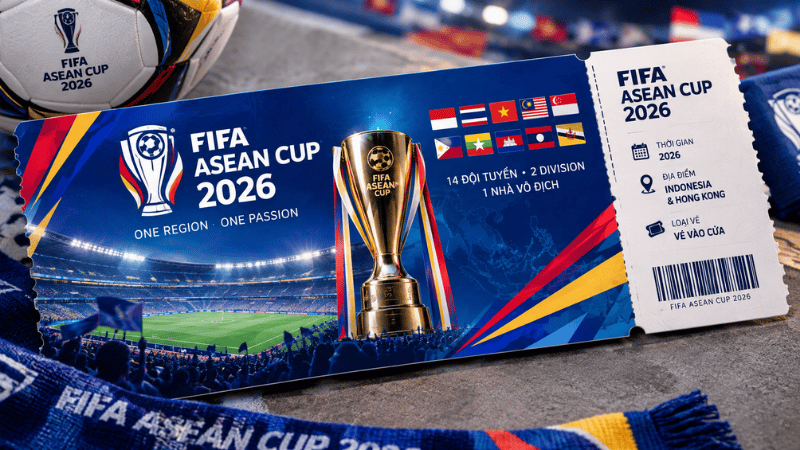 Vé xem giải đấu FIFA ASEAN Cup 2026